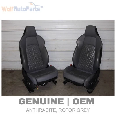 2019-2024 AUDI A4 - Front Complete Leather Sport SEAT SET (S4) - Image 1 of 4