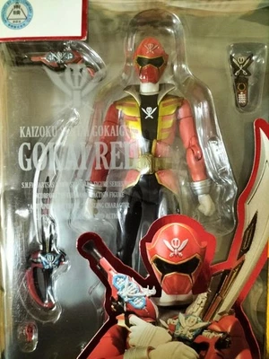 S.H. Figura Roja Figuarts Kaizoku Sentai Gokaiger Gokai Shinkoccyou BANDAI jp Foto 1 de 4