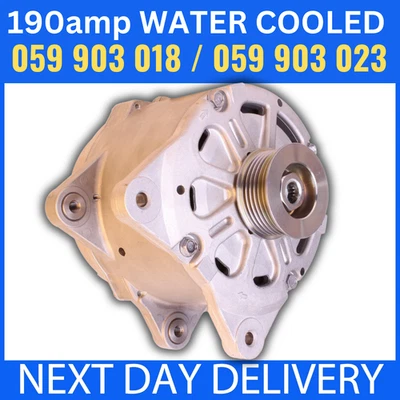 fits VW TOUAREG 7L6 & PHAETON 3.0 DIESEL 190A NEW ALTERNATOR 059903018 059903023 - Image 1 of 4