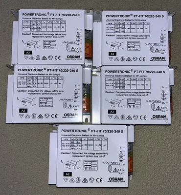 OSRAM Powertronic Pt-fit 70/220-240 S Universal Elektronik V. Gebraucht 5 Stück - Bild 1 von 2