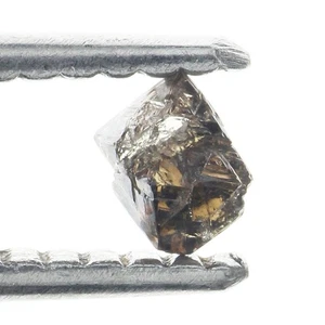 Octahedron Natural Loose 3.68X3.62X2.87MM brown 0.29 carat Rough Diamond - Picture 1 of 2