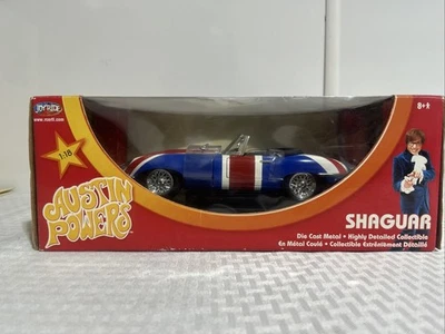 2004 Joy Ride Austin Powers Shaguar 1967 Jaguar 1:18 Die-Cast Model - New - Image 1 of 4