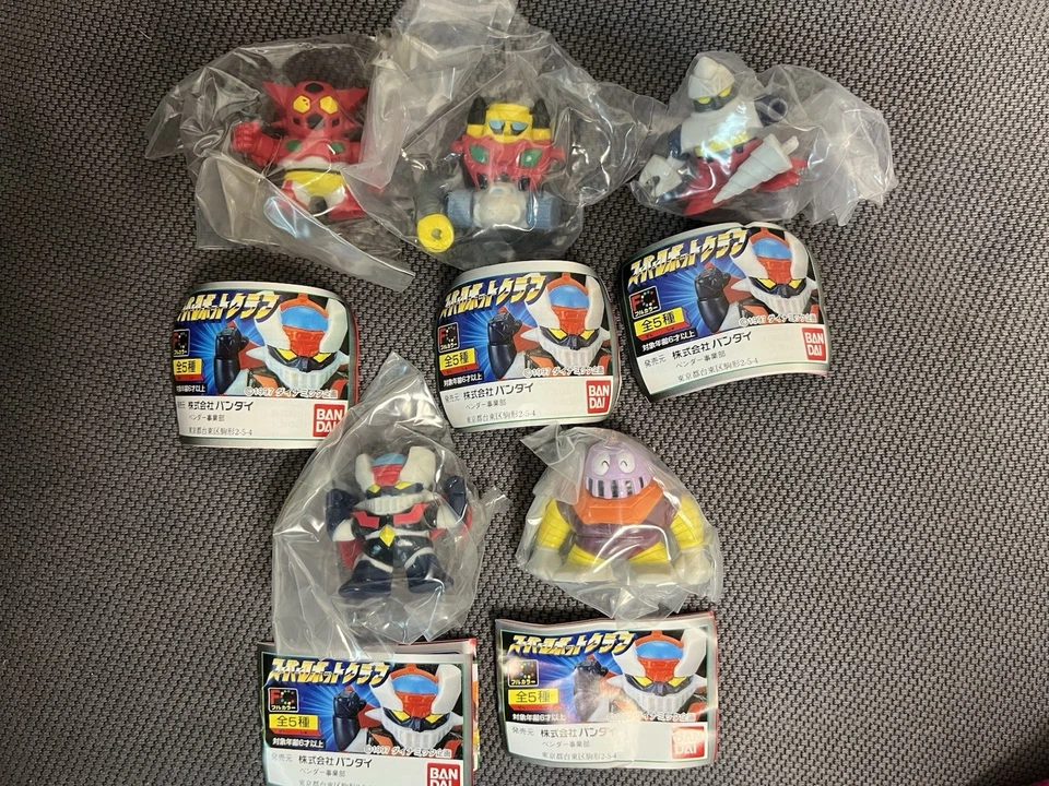 Japón 1997 Bandai Mazinger Z Boss Robot Getta 3 Set Figura Cápsula Gachapon Juguete Foto 1 de 3