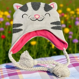 Big Bang Theory Knit Laplander Beanie Hat Kitty Fleece Lined Sheldon Fan Cap - Picture 1 of 11