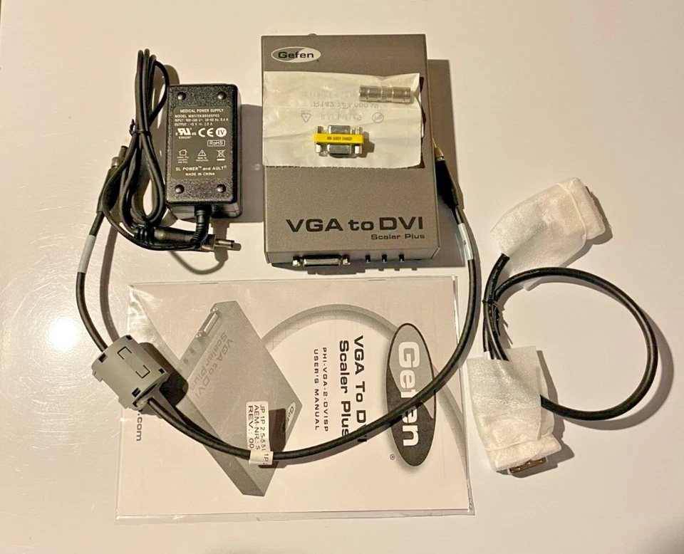 Gefen EXT-DVI-2-VGAN DVI-D to VGA Converter kit - Image 1 of 2