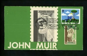 Ranto Cachet US FDC #2953 on 1245 Planet Conservation John Muir 1995 - Picture 1 of 2