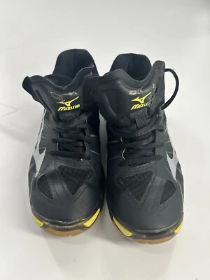 Zapatos de voleibol Mizuno Wave Lightning Z V1GC150003 para mujer talla 8,5 negro amarillo Foto 1 de 4