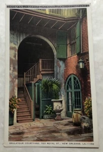Brulatour Courtyard, New Orleans, Louisiana. Postcard (Y2) - Picture 1 of 2