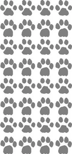 32 - 3" Puma Pfoten Blatt Vinyl Aufkleber Abziehbild Wand Auto LKW Set Spuren Löwe Katze - Bild 1 von 2