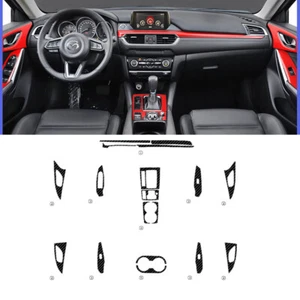 Adhesivo moldeado fibra carbono consola central interior para Mazda 6 Atenza 2017-20 - Imagen 1 de 12