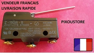 Microswitch OMRON grand format à longue palette Z-15GW-B microswitch. 1,2 ou 5 - Picture 1 of 4