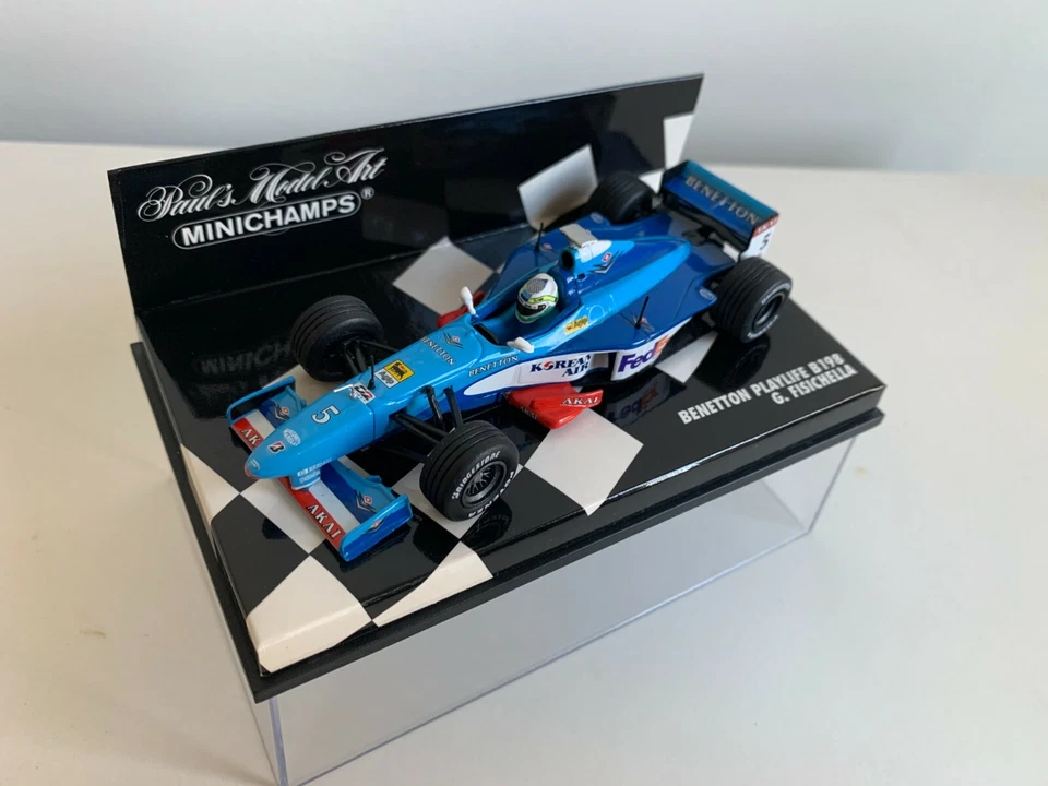 F1Benetton B198 Giancarlo Fisichella 1998 MiniChamps 1:43 - Image 1 of 1
