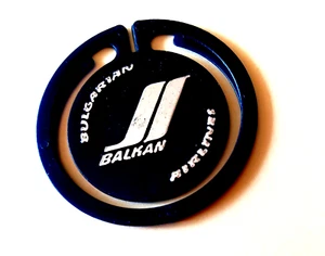 BALKAN Bulgarian AIRLINES Jr Piloto Kiddie Wing Insignia, Plástico - Imagen 1 de 2