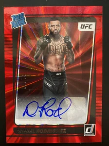 2022 Donruss UFC Daniel Rodriguez Rookies Holo Red Laser Auto /49 # 203 - Picture 1 of 3