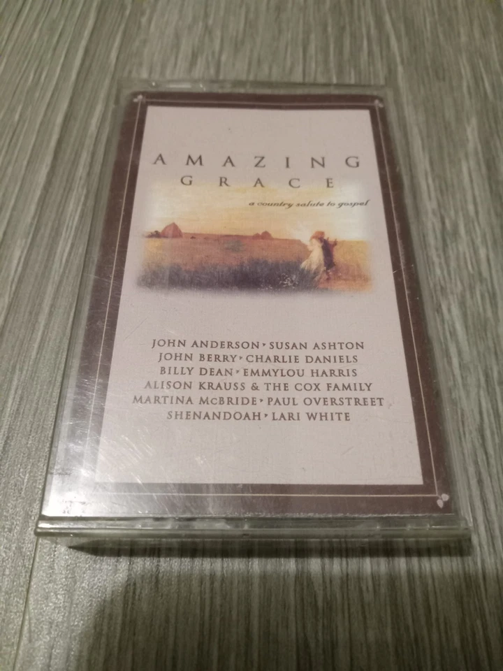 Amazing Grace Cassette John Anderson Charlie Daniels Country Gospel Foto 1 de 1