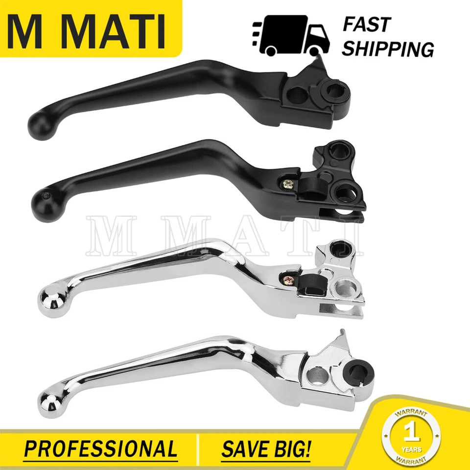 Chrome/Black Brake Clutch Lever for Harley Sportster 1200 XL1200 XLH1200 1996-03 - Image 1 of 4