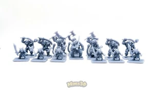 Orc, Goblin, Fimir, Ulag - Remake HQ F. Schizzo - Minis3D - Imagen 1 de 40