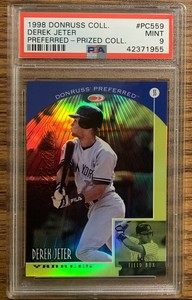 Derek Jeter 1998 Donruss Preferred #PC559 PRIZED COLLECTIONS /55 🔥 PSA 9 !!