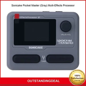 Sonicake Pocket Master Multi-Effects Processor BT IR Cabinet Simulator Gray ot25 - Picture 1 of 8