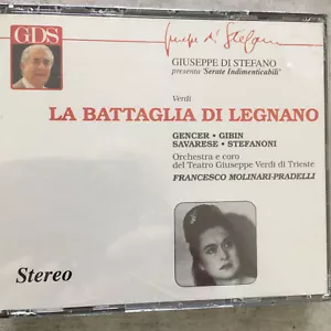 VERDI: Battaglia di Legnano - Molinari-Pradelli -Live (2-CD-Box GDS 2104/OVP) - Picture 1 of 2