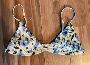 Tori Praver Womens Bikini Top Swimsuit Size Large Floral $98 NWOT - Picture 1 of 2