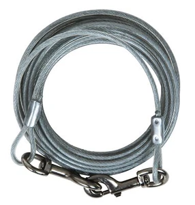 30ft Dog Tie Out Cable Steel Wire Lead Leash Dog Chains for Large Dogs - Picture 1 of 1