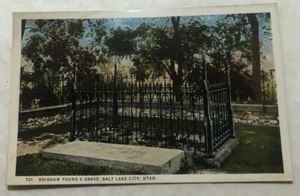 Brigham Young's Grave, Salt Lake City, Utah. Postkarte (A3) - Bild 1 von 2