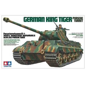 Tamiya 35169 Deutscher Königstiger "Porsche Turret" Panzer Maßstab 1:35 Bausatz - Bild 1 von 6