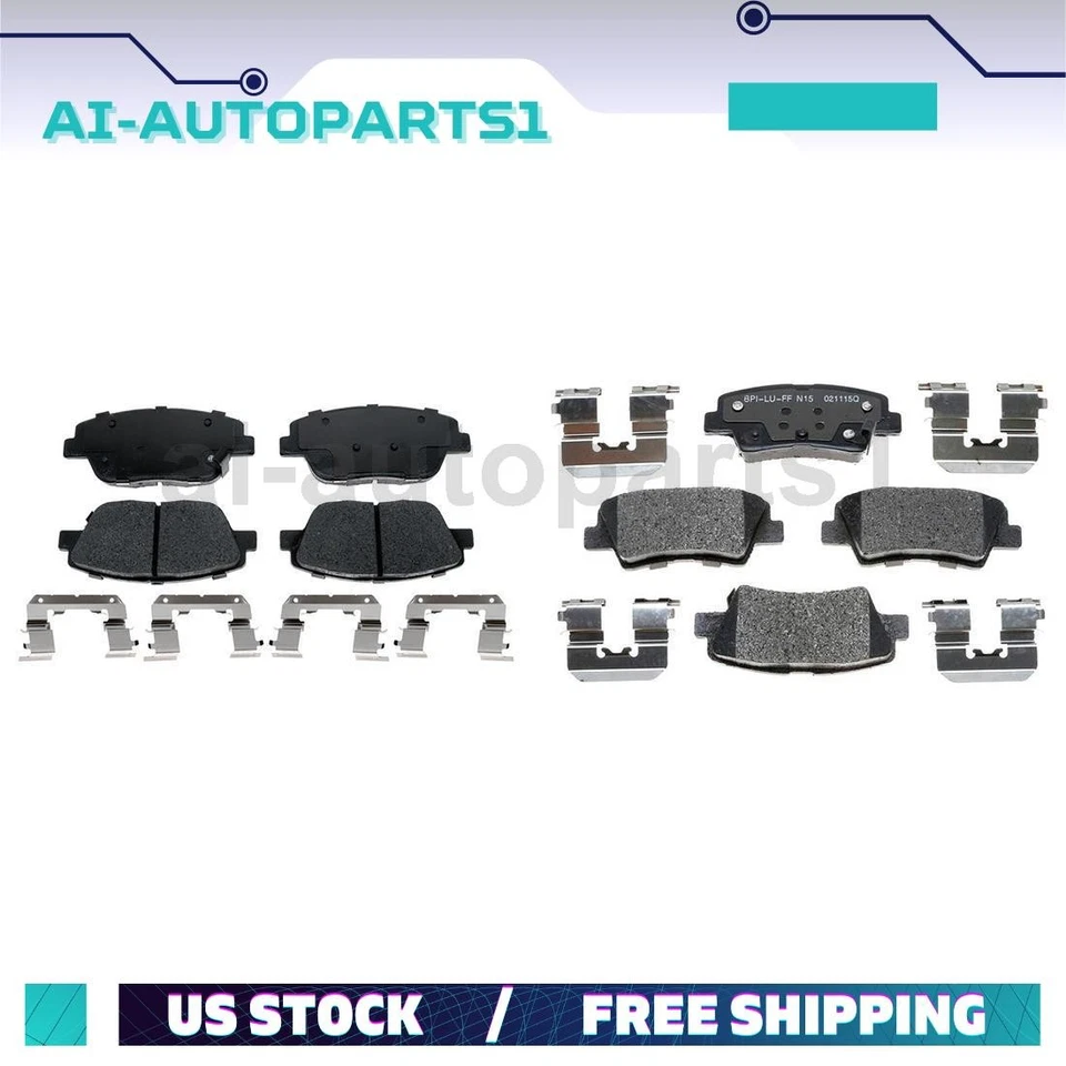 Kit de pastillas de freno delanteras traseras para Kia Optima 2014 2015 2016 Foto 1 de 4