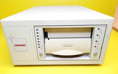 COMPAQ SERIES 3306 30-60085-01 35/70GB DLT EXTERNAL TAPE CARTRIDGE DRIVE WHITE - Image 1 of 4