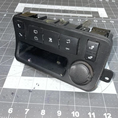 GMC Acadia 2007 2012 asiento térmico toma de corriente limpiaparabrisas interruptor bisel 25944078 sucio Foto 1 de 4