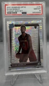 2021-22 Optic Evan Mobley RC Silver Pulsar Target Box Set #175 PSA 10 - Picture 1 of 2