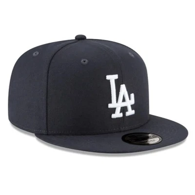 Brand New 9FIFTY Baseball Cap - MLB Los Angeles Dodgers Basic Navy Snapback Hat - Image 1 of 4