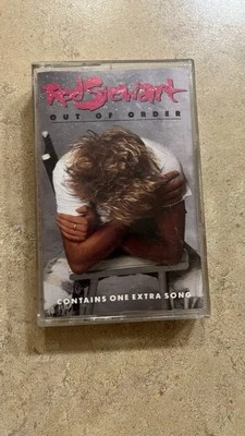 ROD STEWART Out Of Order LP Cassette Tape 1988 OG Case With Bonus Excellent - Image 1 of 4