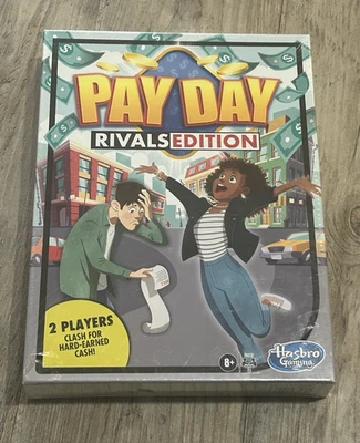 Hasbro Gaming PAY DAY! Rivals Edition 2 Players Financial Themed New Sealed - Image 1 of 4