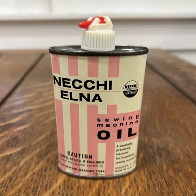 ACEITE DE COSTURA NECCHI PUBLICIDAD VINTAGE (vacío) rosa Foto 1 de 4