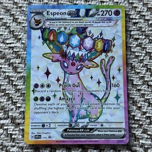 Espeon ex SVP175 Prismatic Evolutions Black Star Promo 🌟 Como Nuevo 💎 Juego de cartas coleccionables Pokémon  - Imagen 1 de 8