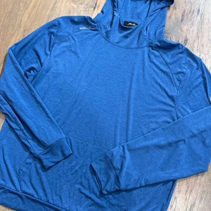 Ralph Lauren Hoodie Mens XL Blue Lightweight RLX Performance Stretch Golf Preppy - Picture 1 of 10