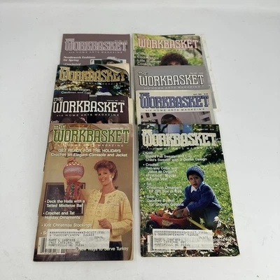 工作篮和家庭艺术杂志,老式/复古 1987 - 1988 年 8 卷 — 第 1/4 张图片