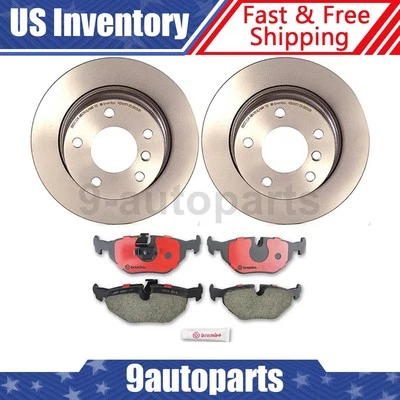 Kit de frenos traseros Brembo rotores de disco pastillas de cerámica para BMW Z4 2003 2004 2005 Foto 1 de 4