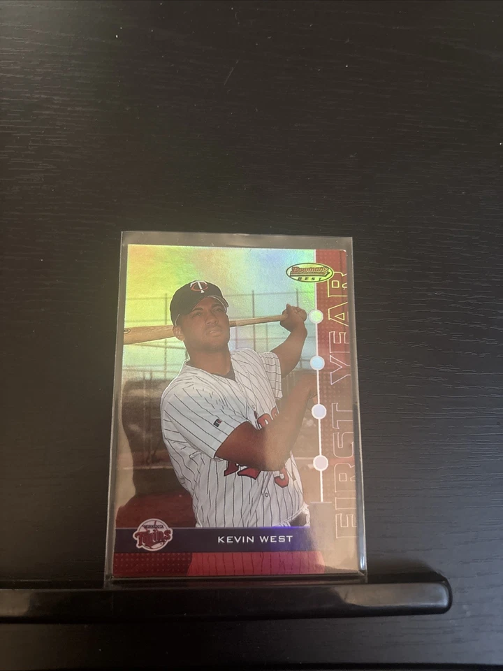 KEVIN WEST RC 2005 BOWMAN'S BEST ROOKIE #42 RED FOIL PARALLEL SERIAL #/D /199 - Image 1 of 1