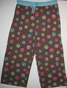 XHILARATION - DOG PAWS -  ELASTIC WAIST KNIT PAJAMA BOTTOMS - XL  - Picture 1 of 2