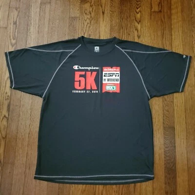Camisa de correr Champion Double Dry Athletic V Foundation ESPN DISNEY 5K para mujer 2XL Foto 1 de 4