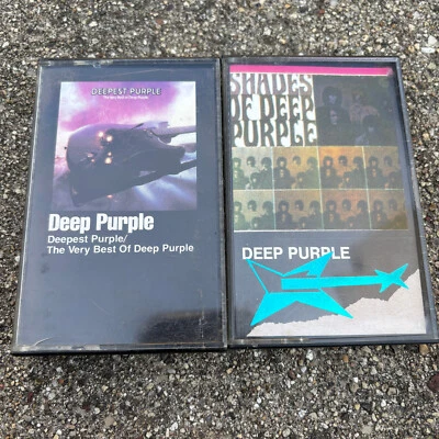 Deep Purple 2 Cassette Lot: Deepest Purple Best Of & Shades Of Deep Purple - Image 1 of 4