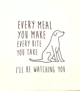 Gift Hand Towel, Dish Towel, Funny, Dog Humor - Picture 1 of 2