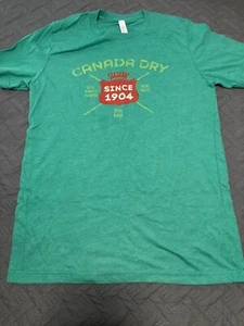 CANADA DRY SINCE 1904 GREEN T SHIRT SIZE M NEW - Picture 1 of 4