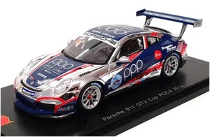 Spark 1/43 Scale SA059 - Porsche 911 GT3 Cup #5 PCCA 2014 - Blue/Silver - Picture 1 of 5