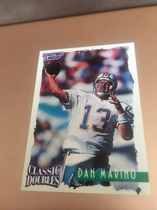 Dan Marino 1997 Kenner Classic Doubles Card - Picture 1 of 2
