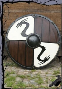 Letrero Larp - Dragón vikingo placa redonda 80 cm Epic Armoury - Imagen 1 de 1