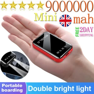 9000000mAh Portable Mini USB LED Power Bank Fast Charger Battery Pack for Phone - Picture 1 of 12